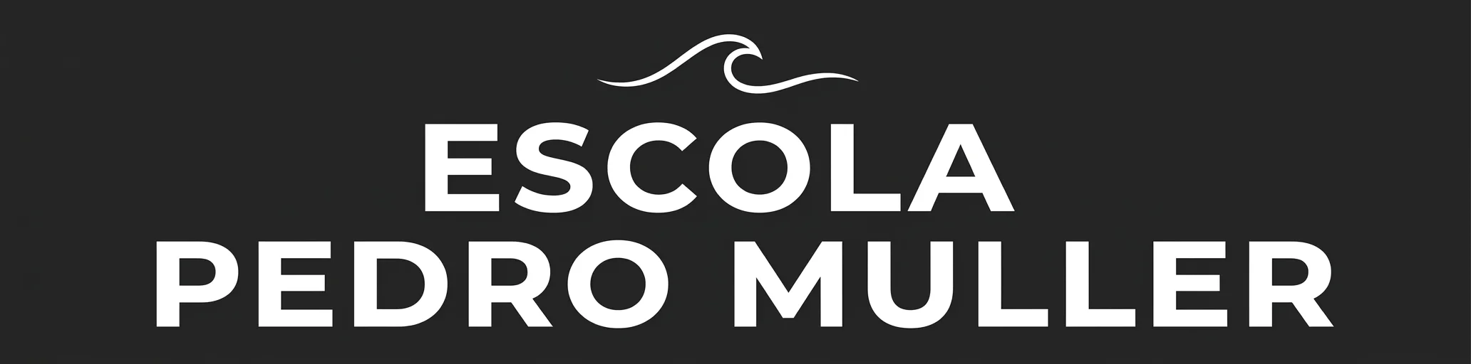 Escola Pedro Muller Logo Branco