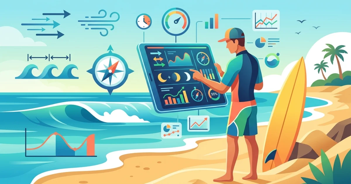 Como entender a previsão do mar antes de entrar na água