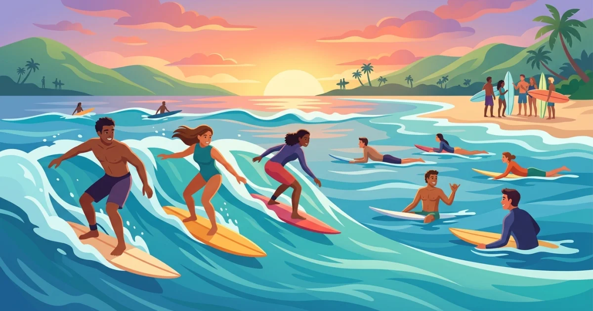 O Espírito do Surf: Respeito, Etiqueta e a Comunidade na Água